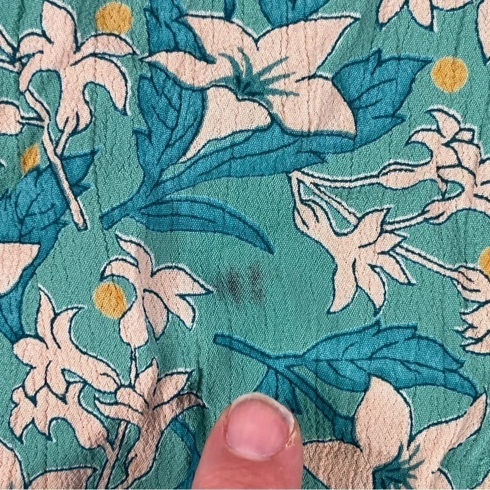 April Cornell Floral Midi Dress Small